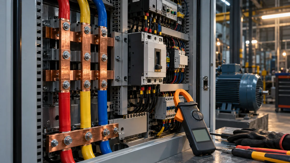 Three phase current calculation diagram